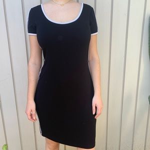 Calvin Klein Shirt Dress Black L